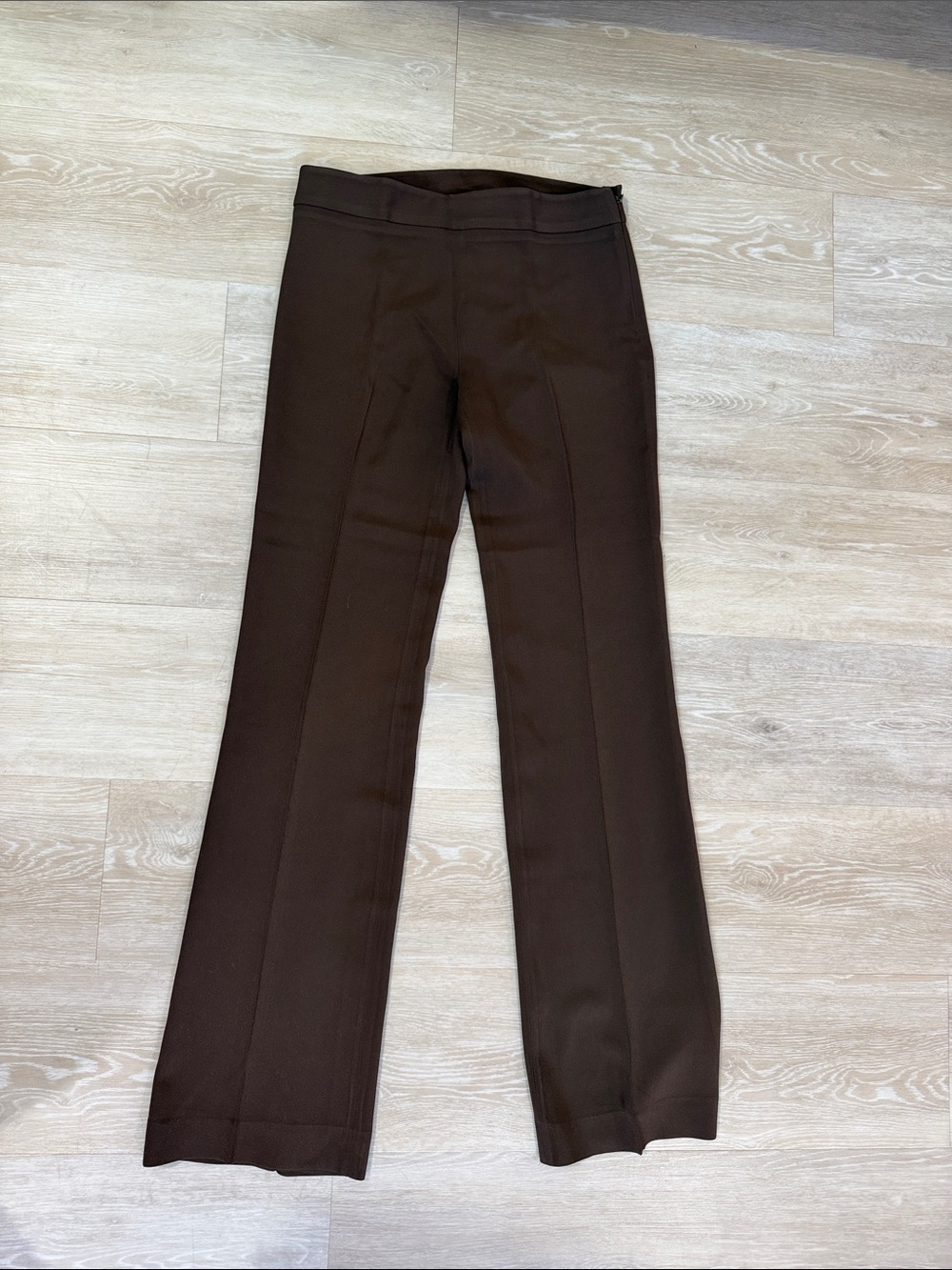 Valentino Brown Wide-Leg Dress Pants